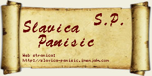 Slavica Panišić vizit kartica